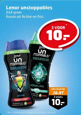 Trekpleister Lenor unstoppables aanbieding