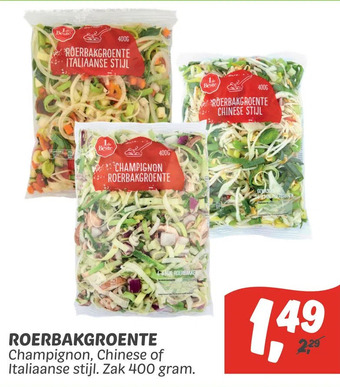 Dekamarkt Roerbakgroente aanbieding