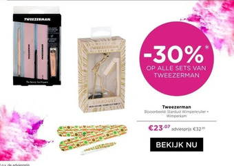 ICI Paris XL Tweezerman aanbieding