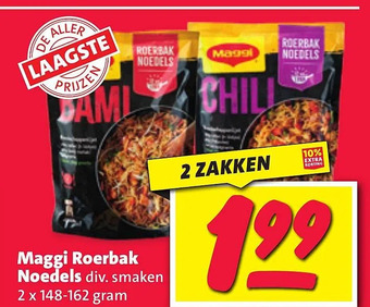 Nettorama Maggi roerbak noedels aanbieding