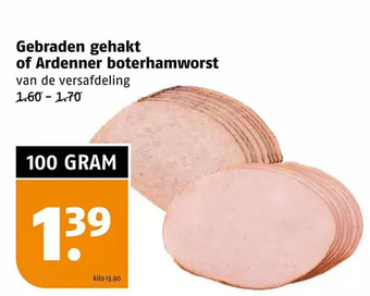 Poiesz Gebraden gehakt of ardenner boterhamworst aanbieding