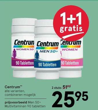 Etos Centrum 1+1 Gratis aanbieding