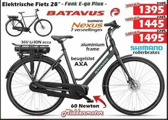 iTEK Elektrische fiets 28 aanbieding
