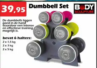 iTEK Dumbbell set body sculpture aanbieding