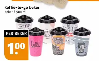 Poiesz Koffie-to-go beker aanbieding