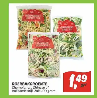 Dekamarkt Roerbakgroente aanbieding