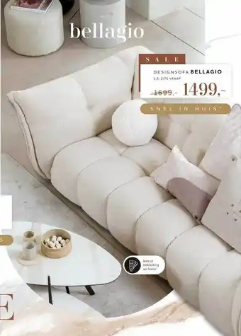 Xooon Designsofa bellagio aanbieding