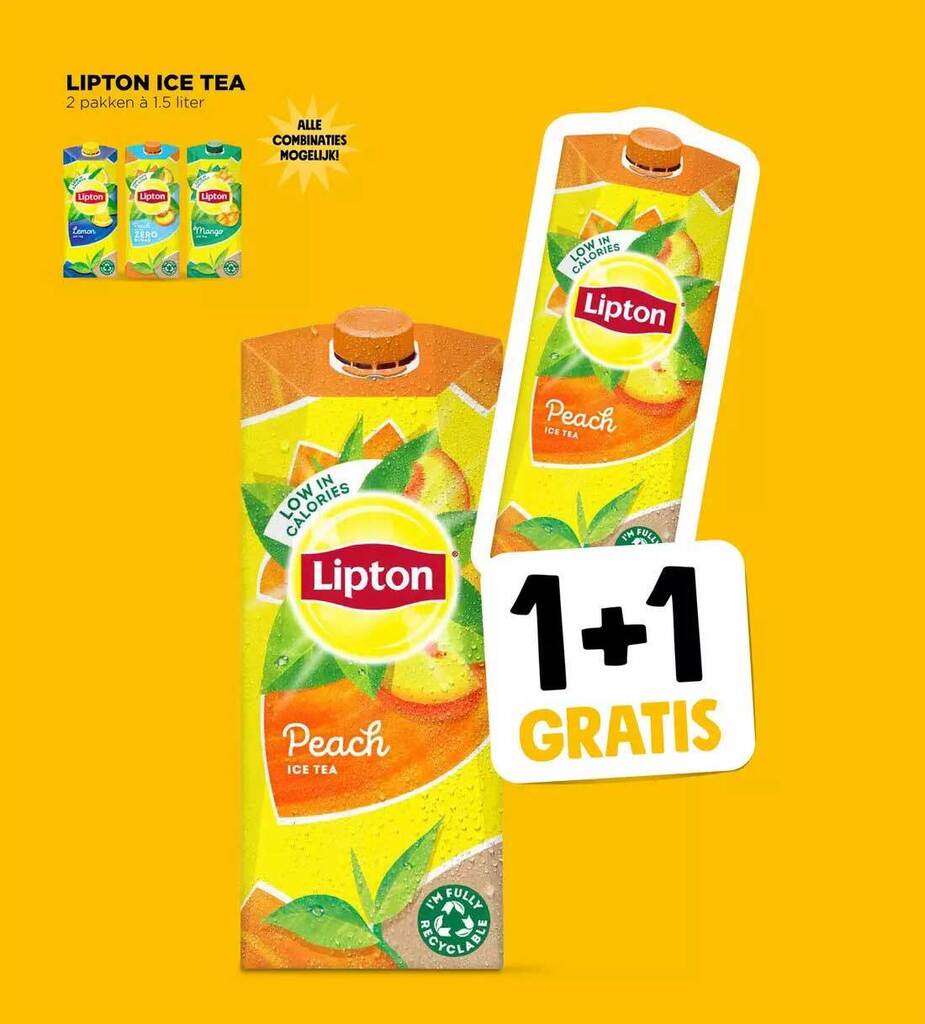 Lipton ice tea aanbieding bij Jumbo