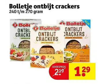 Kruidvat Bolletje ontbijt crackers aanbieding