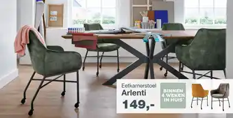 IN.HOUSE Eetkamerstoel Arlenti aanbieding