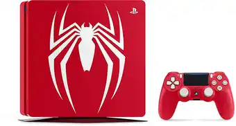 Rebuy Sony playstation 4 1 tb [spider-man limited edition incl. draadloze controller] rood aanbieding