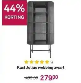 Karwei Kast julius webbing zwart aanbieding