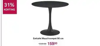 Karwei Eettafel maud trompet 90 cm aanbieding