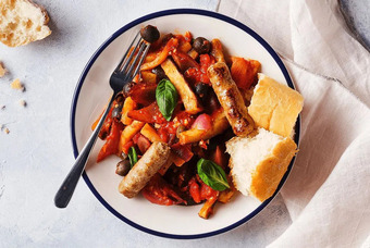 Picnic Snelle caponata met chipolata aanbieding