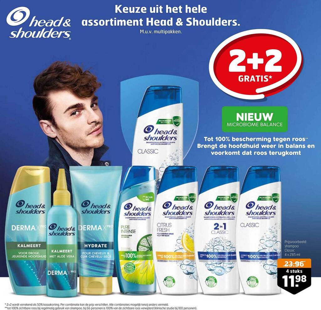 Head & shoulders assortiment aanbieding bij Trekpleister