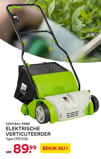 Praxis Central Park Elektrische Verticuteerder Type Cpe1536 aanbieding