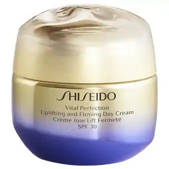 Lookfantastic Shiseido vital perfection uplifting and firming day cream spf30 aanbieding