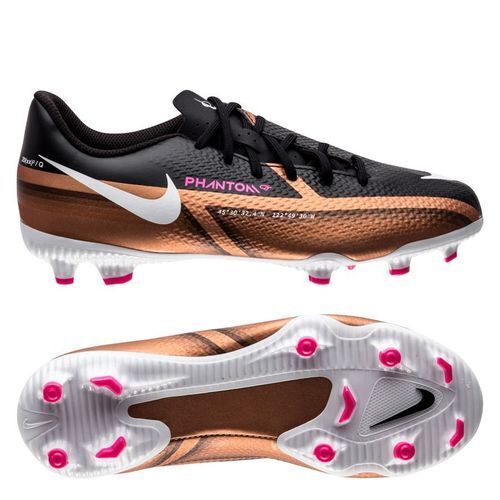 Nike phantom gt 2 academy mg generation - koper/wit/zwart kinderen -  kunstgras (ag) / natuurgras (fg) aanbieding bij Unisport