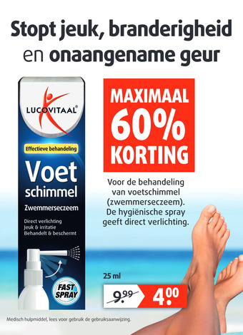 Lucovitaal Voet schimmel aanbieding