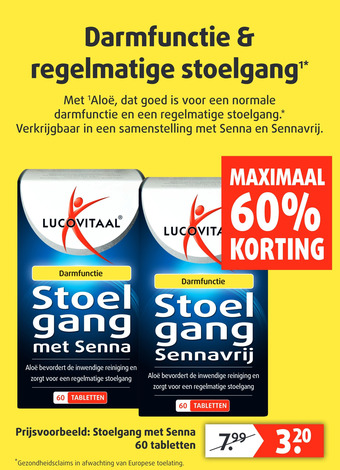 Lucovitaal Stoel Gang Met Met Senna aanbieding