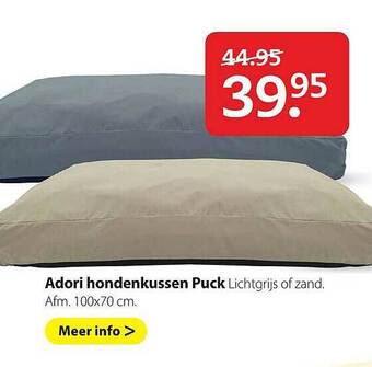 Boerenbond Adori Hondenkussen Puck aanbieding