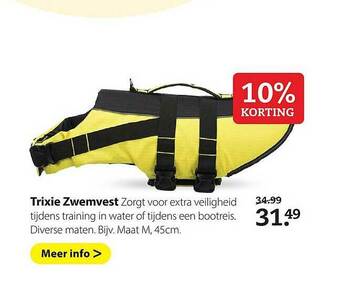 Boerenbond Trixie Zwemvest 10% Korting aanbieding