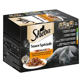 Zooplus 48x85g megapak variaties kuipjes - saus specialiteit sheba kattenvoer aanbieding