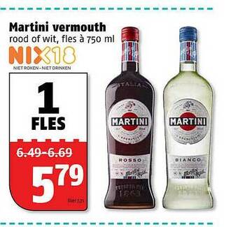 Poiesz Martini Vermouth Rood Of Wit aanbieding