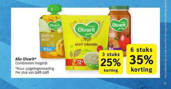 Albert Heijn Alle Olvarit aanbieding