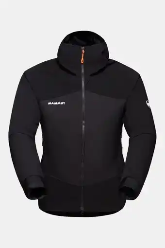 Bever Mammut taiss hybrid hooded gevoerde jas zwart aanbieding