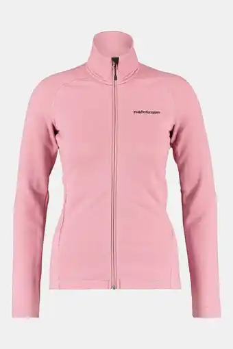 Bever Peak performance midlayer zip jas roze aanbieding