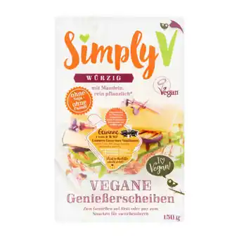 Coop Simply-v vegan slices pittig kaas plakken aanbieding