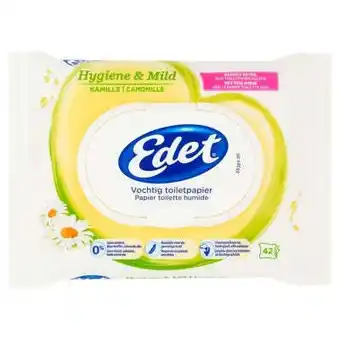 Vitamins Edet vochtig toiletpapier kamille 42 stuks aanbieding