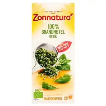 Vitamins Zonnatura brandnetel thee 100% bio 20 stuks aanbieding