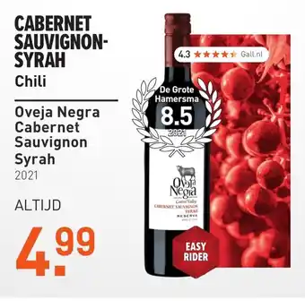 Gall & Gall Cabernet sauvignon- syrah 2021 aanbieding