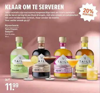 Gall & Gall Tails classic daiquiri 50cl aanbieding