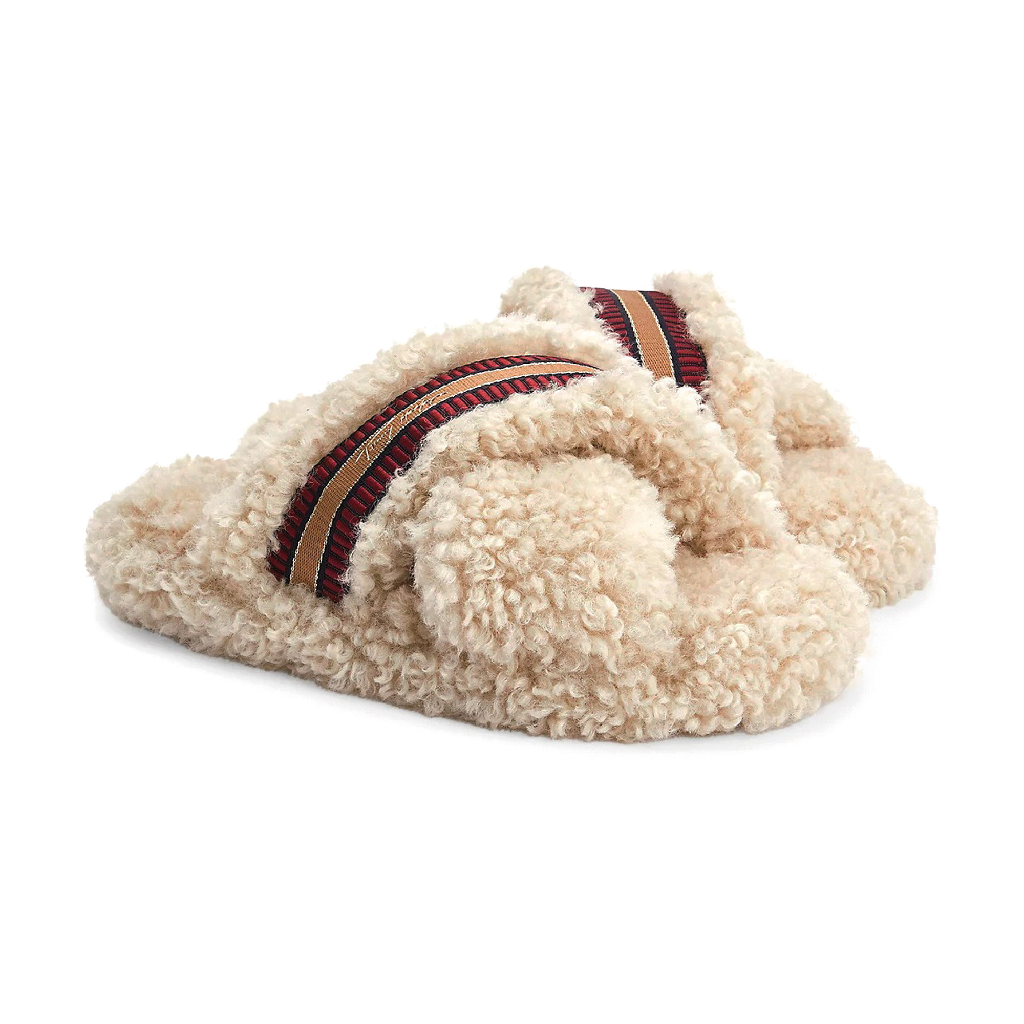 Tommy hilfiger sherpa fur home pantoffels dames aanbieding bij Plutosport