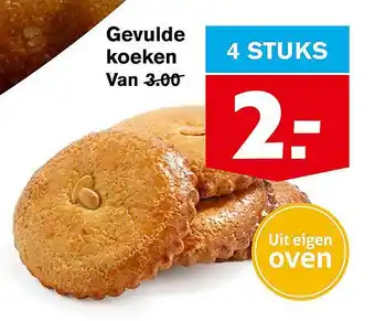 Hoogvliet Gevulde koeken aanbieding