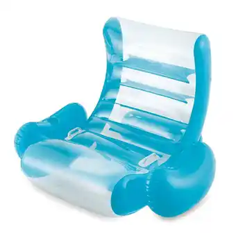 Top1Toys Summer waves opblaasbare stoel rocking lounge teal aanbieding