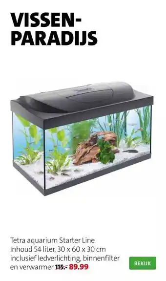 Intratuin Tetra aquarium starter line aanbieding