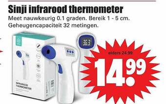 Dirk Sinji Infrarood Thermometer aanbieding