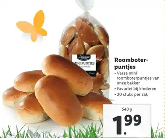 Lidl Roomboter- puntjes aanbieding