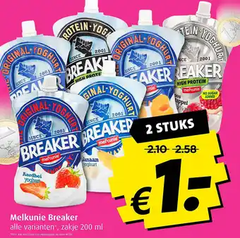 Boni Melkunie Breaker 200 ml aanbieding