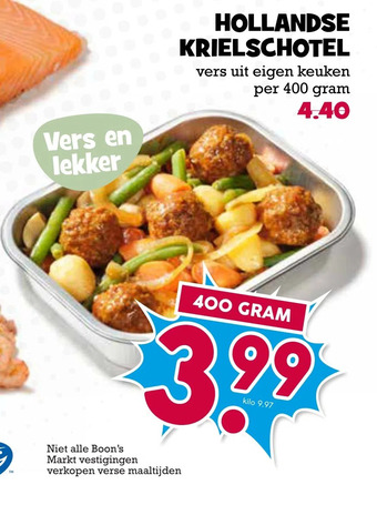 Boon`s Markt Hollandse krielschotel aanbieding