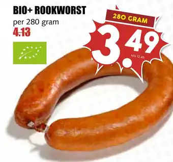 MCD Supermarkt Bio+ rookworst aanbieding