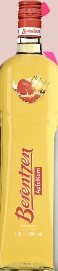 Berentzen ApfelKorn 1 liter aanbieding bij Gall & Gall