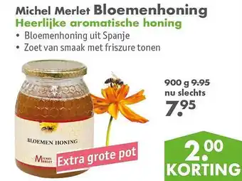 Gezond & Wel Michel merlet bloemenhoning aanbieding