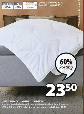 Jysk Living medical synthetisch dekbed aanbieding