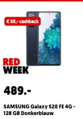 MediaMarkt Samsung Galaxy S20 FE 4G-128 GB Donkerblauw aanbieding