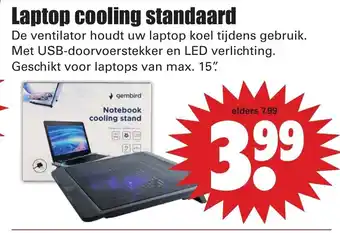 Dirk Gembird Laptop cooling standaard aanbieding